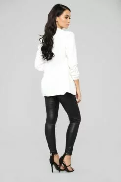 Fashion Nova The Celine Blazer - Ivory -Fashion Nova Sales 12 14 18 Studio 1 AB 13 19 34 JK18888Z Ivory 0242 AJ