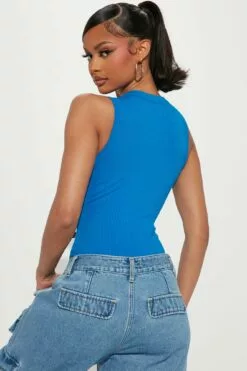 Fashion Nova Summer Snatched Bodysuit - Blue -Fashion Nova Sales 12 16 22Studio1 KJ CG 13 19 12 22 B2179 Blue P 21167 EH