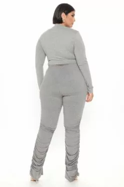 Fashion Nova Stacked Honey High Rise Pant - Heather Grey 17 Fashion Nova Stacked Honey High Rise Pant - Heather Grey -Fashion Nova Sales 12 17 20Sudio3 RT SA 10 38 58 17 200512 HeatherGrey 0693 PLUS WG