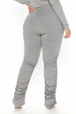 Fashion Nova Stacked Honey High Rise Pant - Heather Grey 16 Fashion Nova Stacked Honey High Rise Pant - Heather Grey -Fashion Nova Sales 12 17 20Sudio3 RT SA 10 39 01 17 200512 HeatherGrey 0695 PLUS WG