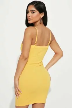Fashion Nova Jessika Mini Dress - Yellow -Fashion Nova Sales 12 19 22Studio1 KJ AC 11 48 05 28 JD47604 Yellow 21945 EH