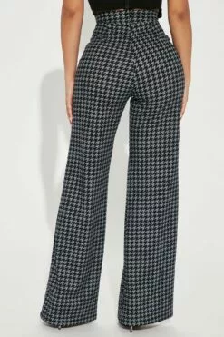 Fashion Nova Petite Victoria High Waist Dress Pant Houndstooth - Black/Grey -Fashion Nova Sales 12 19 22Studio1 KJ AC 13 42 02 35 LBP9683HTPETITE BlackGrey 22035 ES