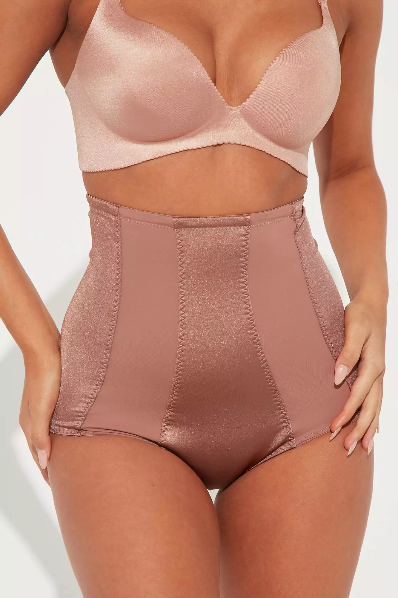 Fashion Nova Ayesha High Waist Shaping Brief - Brown 3 Fashion Nova Ayesha High Waist Shaping Brief - Brown