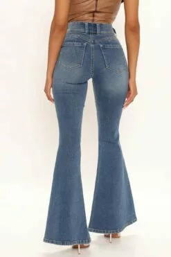 Fashion Nova Check Out The Booty Lifting Flare Jeans - Medium Blue Wash 12 Fashion Nova Check Out The Booty Lifting Flare Jeans - Medium Blue Wash -Fashion Nova Sales 12 23 21Studio1 KJ RL 14 55 30 49 ZDMF1276BTL MediumBlueWash 4481 KS