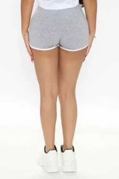 Fashion Nova Play Fun Dolphin Short - Heather Grey -Fashion Nova Sales 12 28 20Studio3 RM CP 14 12 00 37 PX0009 HeatherGrey 72043 JK