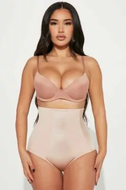 Fashion Nova Ayesha High Waist Shaping Brief - Nude