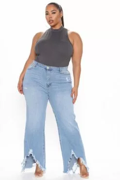 Fashion Nova Mel Sleeveless Mock Neck Bodysuit - Charcoal -Fashion Nova Sales 3 26 21Studio3 RT ON 09 56 52 12 RT63442 Charcoal P 81537 PLUS EH