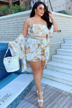 Fashion Nova Flying So Far 3 Piece Tropical Short Set - Ivory/combo 17 Fashion Nova Flying So Far 3 Piece Tropical Short Set - Ivory/combo -Fashion Nova Sales FlyingSoFar3PieceTropicalShortSet Ivorycombo MER PLUS